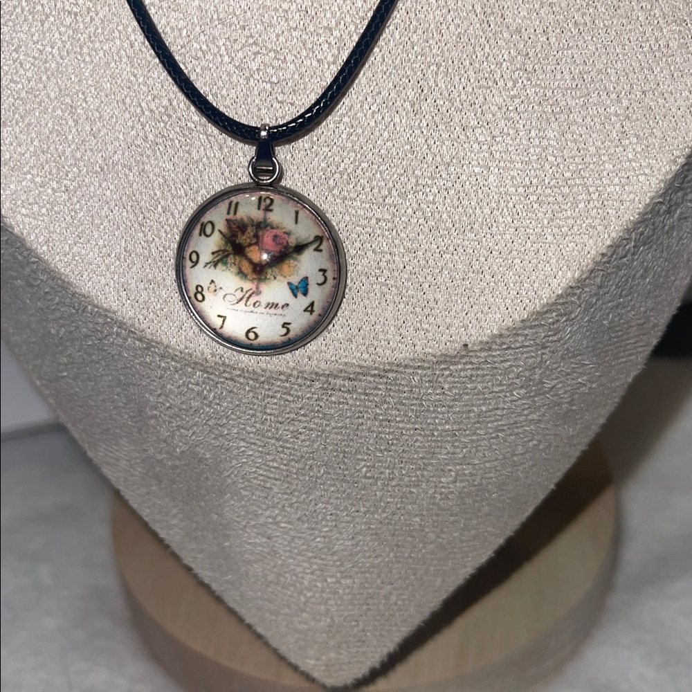 Pendant Necklace with Black Cord - Picture 2 of 4